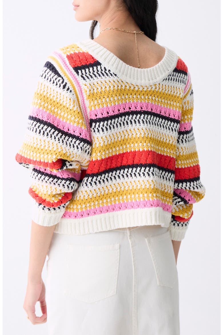 Ponte Stripe Reversible Cardigan, Alternate, color, MULTICOLOR