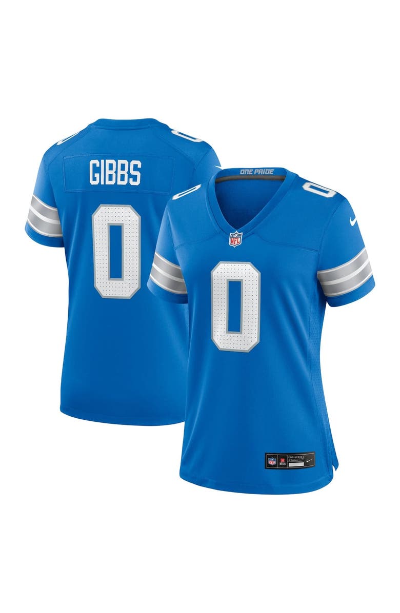 Nike Women's Nike Jahmyr Gibbs Blue Detroit Lions Game Player Jersey, Alternate, color, Blue
