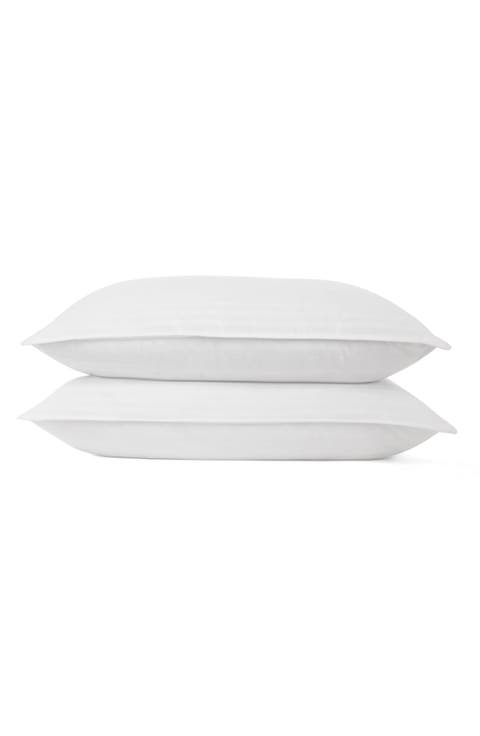 2-Pack Gel Fiber Cotton Pillows