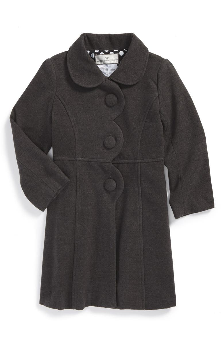 Widgeon Scallop Front Coat, Main, color, 