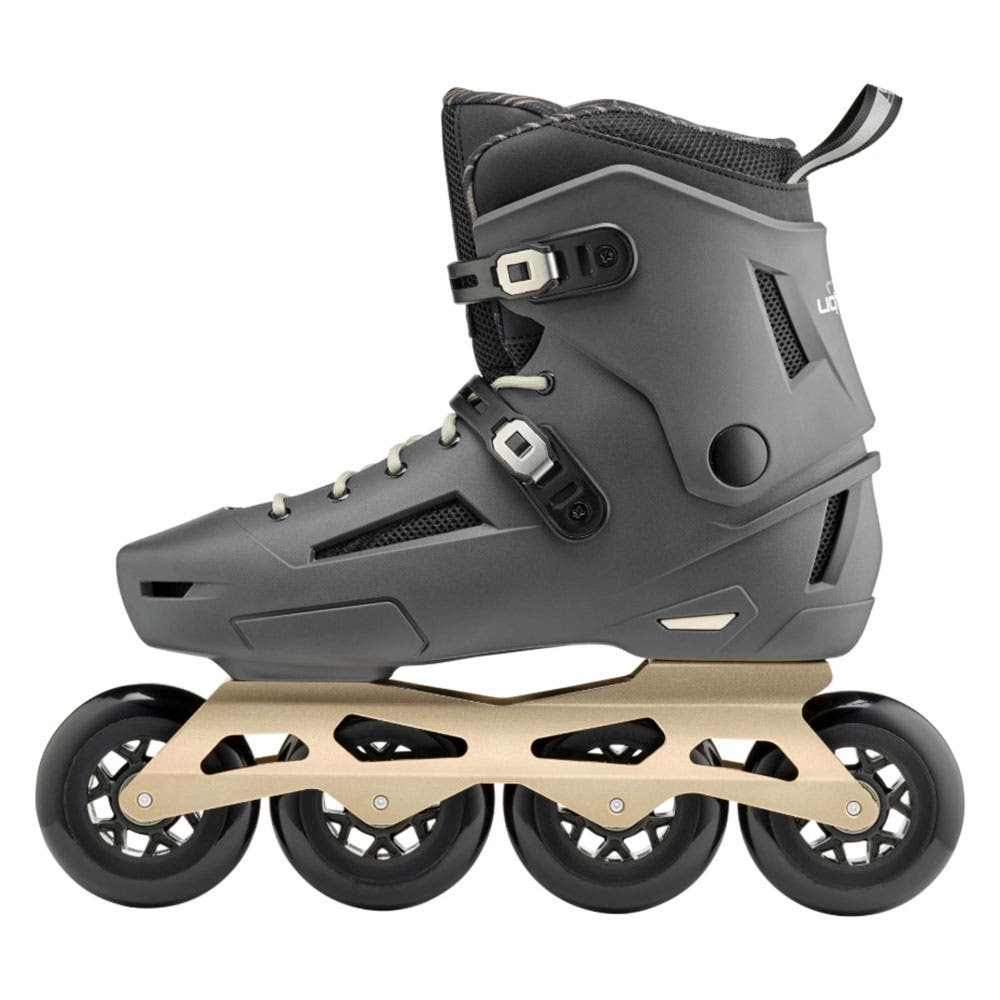Rollerblade Lightning 90 Mens Inline Skates, Alternate, color, Anthracite/Taupe