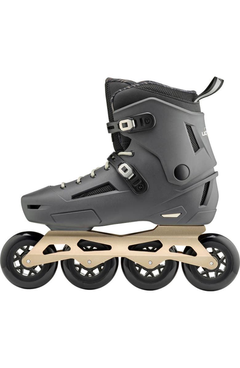 Rollerblade Lightning 90 Mens Inline Skates, Alternate, color, Anthracite/Taupe