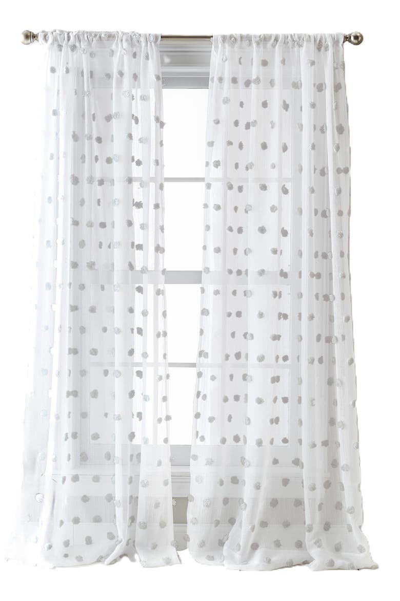 Ella Floral Print Set of 2 Poletop Curtain Panels video