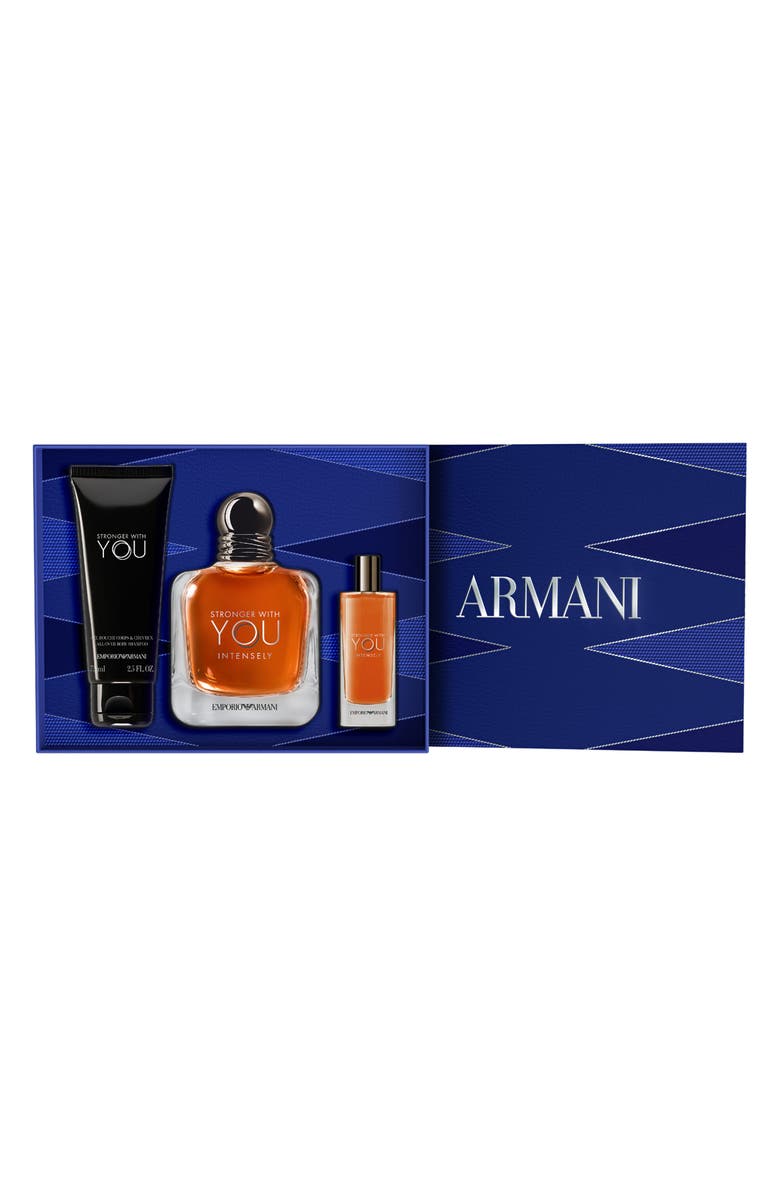 ARMANI beauty Strong With You Intensely Eau de Parfum Gift Set, Alternate, color, 