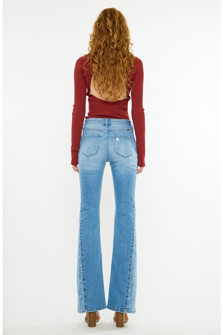 Odalis Mid Rise Flare Jeans, Alternate, color, Medium Wash
