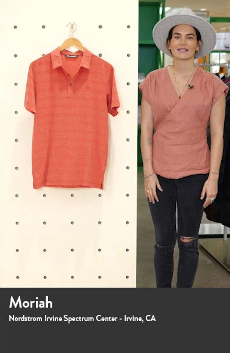 Heater Stripe Short Sleeve Performance Polo, sales video thumbnail