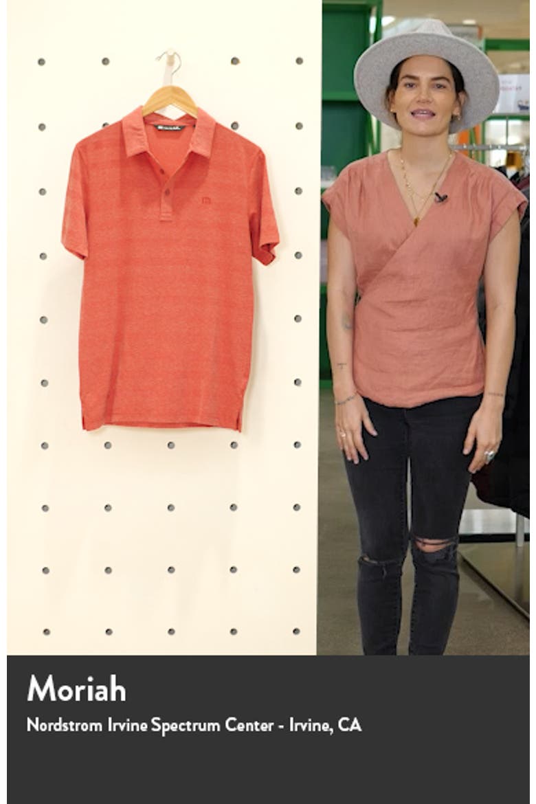 Heater Stripe Short Sleeve Performance Polo video
