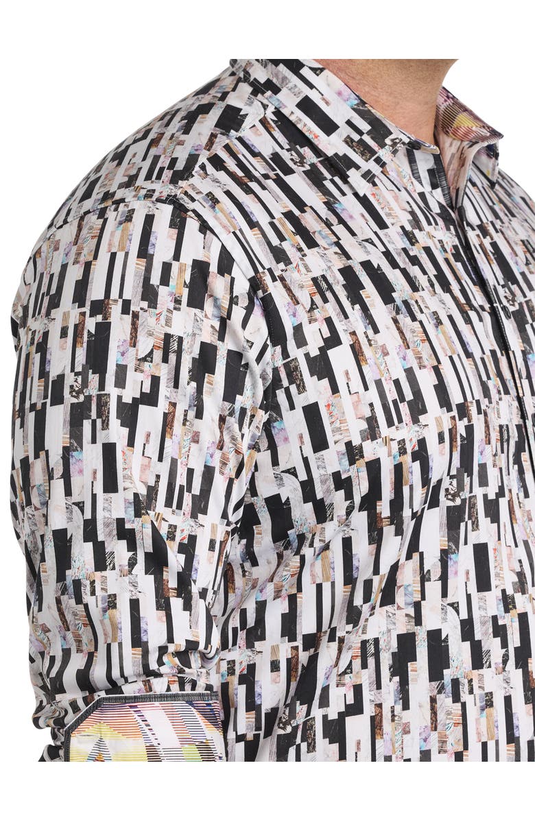 Robert Graham DXL Big & Tall Pollard Sport Shirt, Alternate, color, Multi