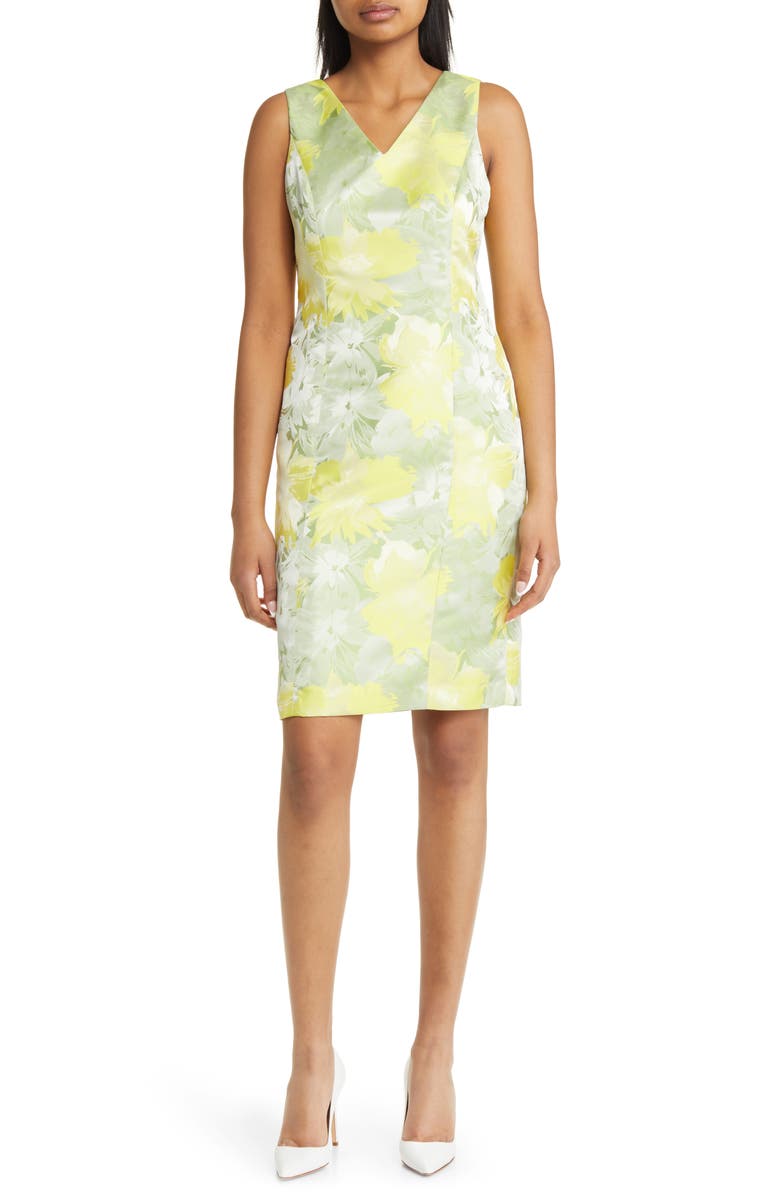 Anne Klein Ridge Crest Sheath Dress, Main, color,