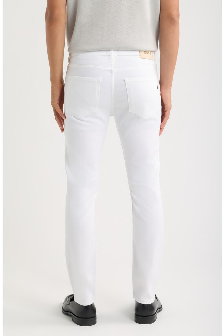 Delaware Slim Fit Stretch Jeans, Alternate, color, WHITE