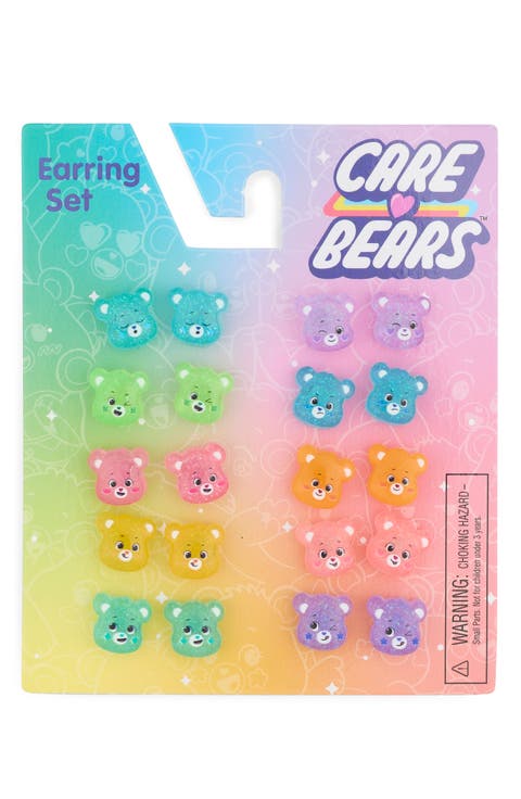Kids' Care Bear® 10-Pack Stud Earrings