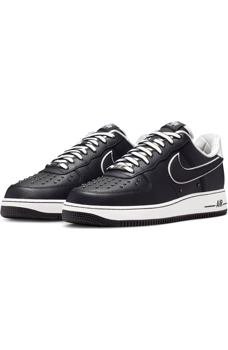 Nike Air Force 1 '07 Premium Basketball Sneaker, Main, color, Black/ White/ Dark Grey