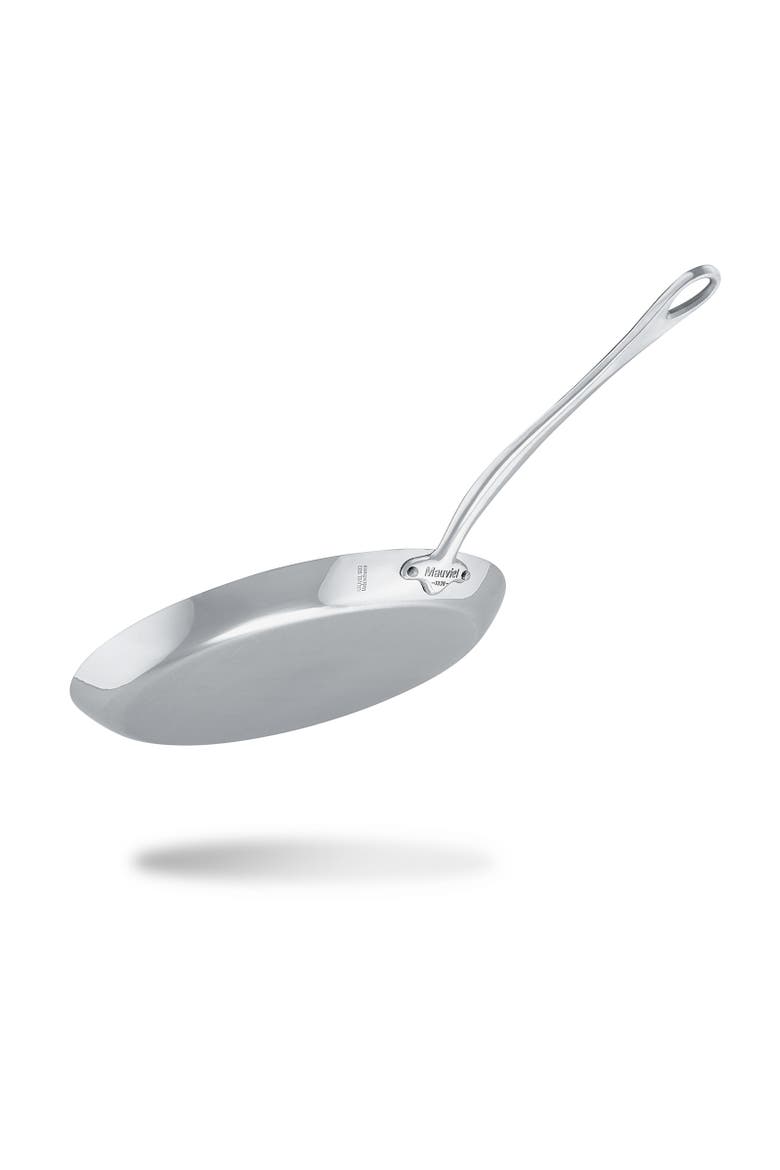 M'Cook Stainless Steel Crepe Pan ,11.7 Inch, Alternate, color, Silver
