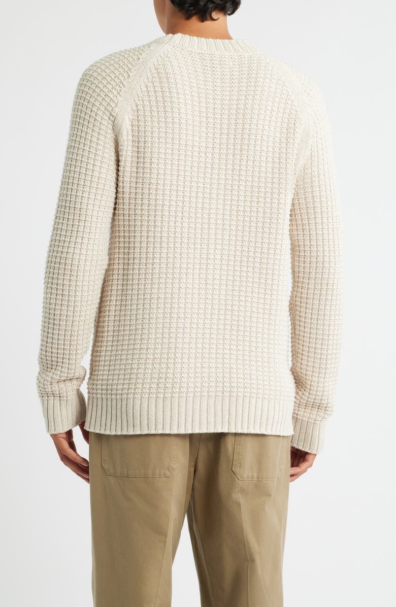 Treasure & Bond Textured Cotton Cardigan, Alternate, color, Ivory Marl