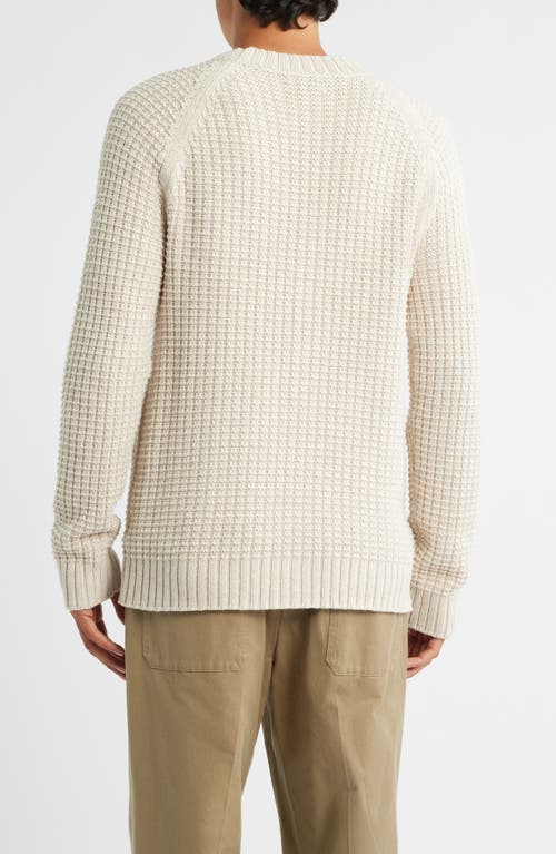 Treasure & Bond Textured Cotton Cardigan In White