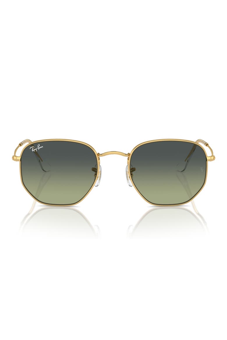 54mm Round Optical Glasses, Main, color, GOLD FLASH