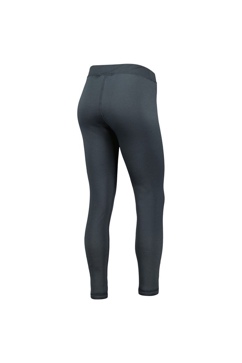 Women's Concepts Sport Charcoal Wisconsin Badgers Upbeat Sherpa Leggings, Alternate, color, Charcoal