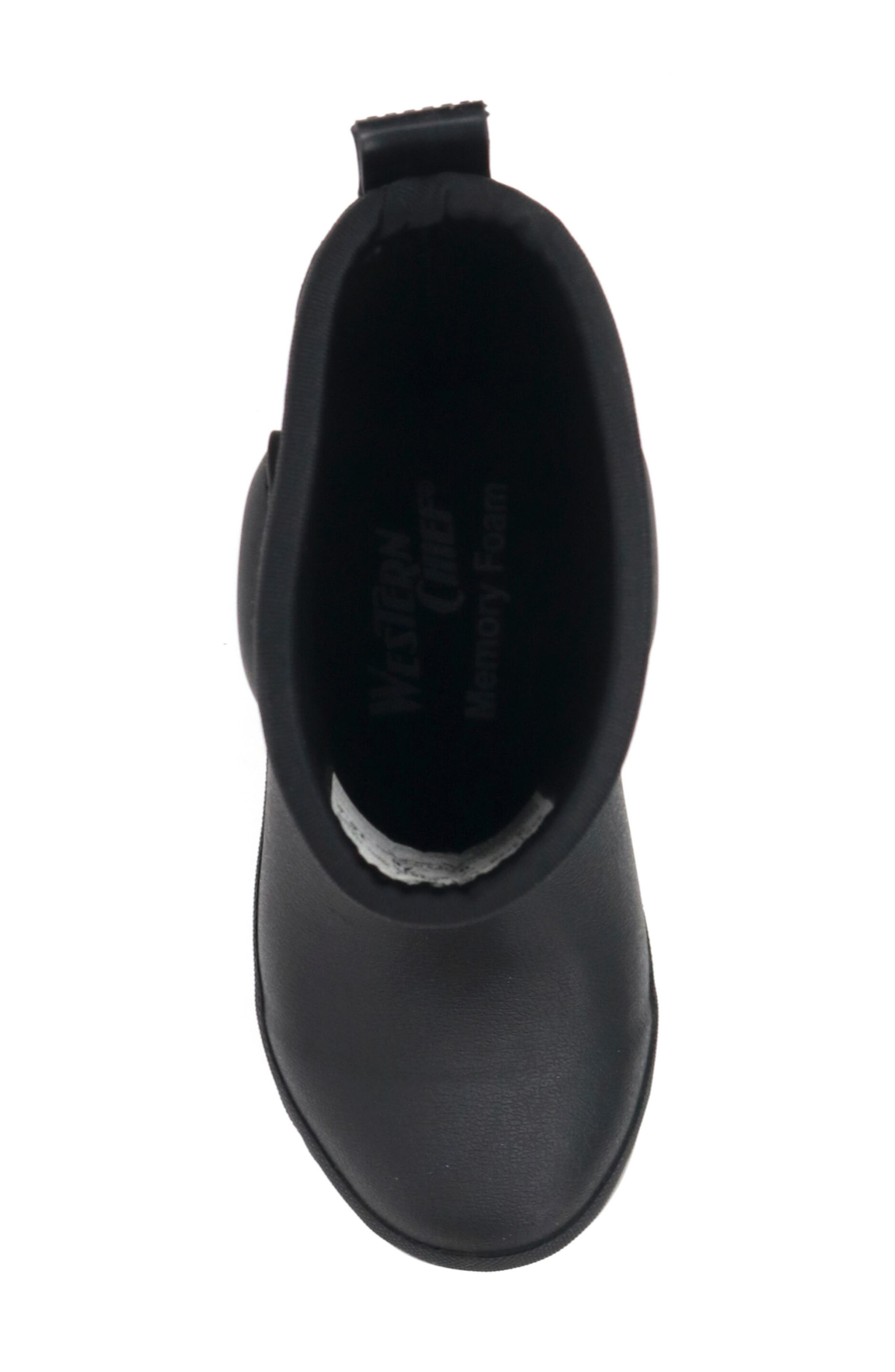 Western Chief Kids' Solid Neoprene Waterproof Boot, Alternate, color, Black