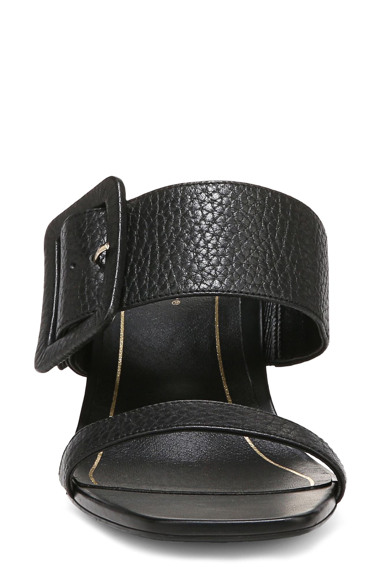 Brookell Buckle Strap Sandal, Alternate, color, BLACK