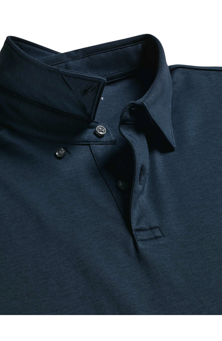 Charles Tyrwhitt Short Sleeve Jersey Polo, Alternate, color, Petrol Blue