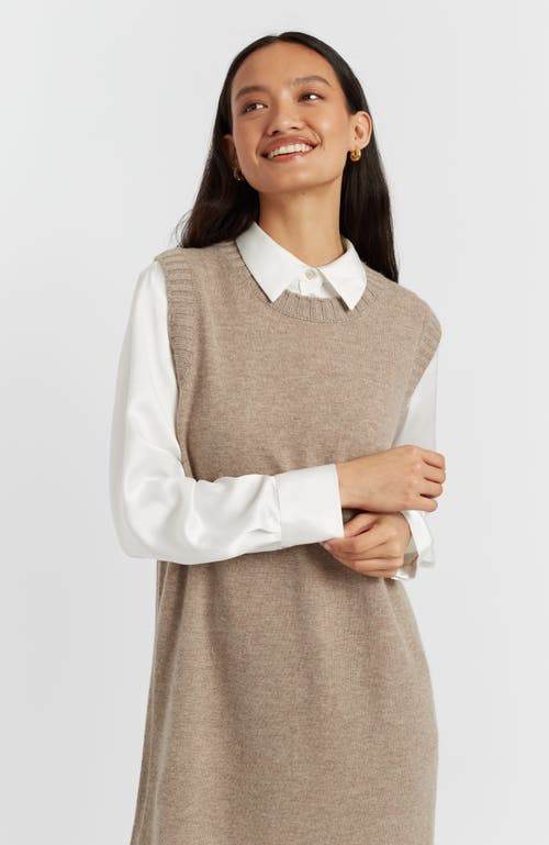 Chinti & Parker Wool Cashmere Mini Dress In Multi