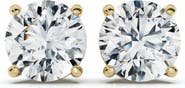 Bliss Diamond 2 - 6 Ct TW Round Diamond Studs in 14k Gold Lab Grown Earrings