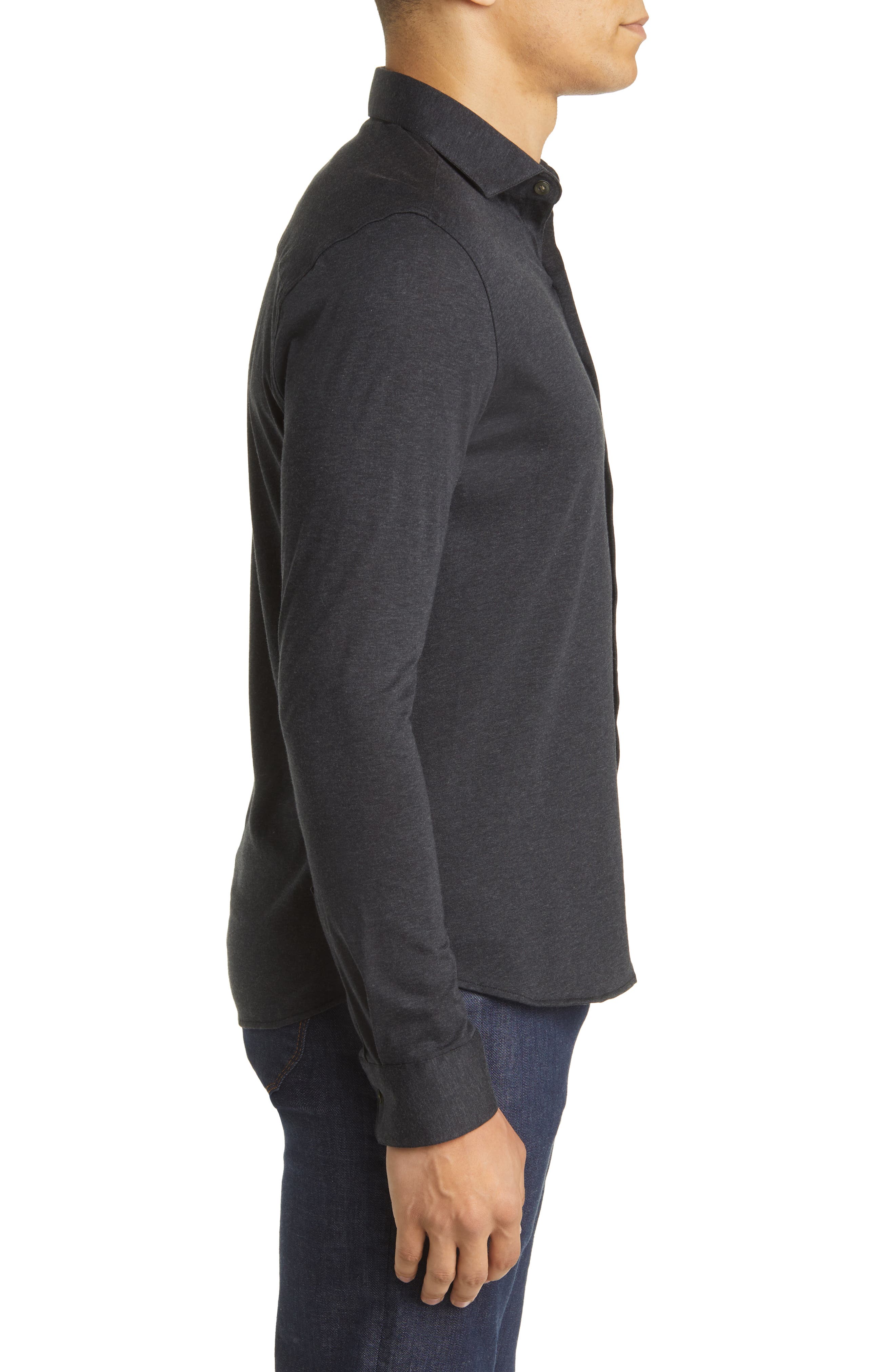 Robert Barakett Novak Cotton Knit Long Sleeve Shirt (Men) | Nordstromrack