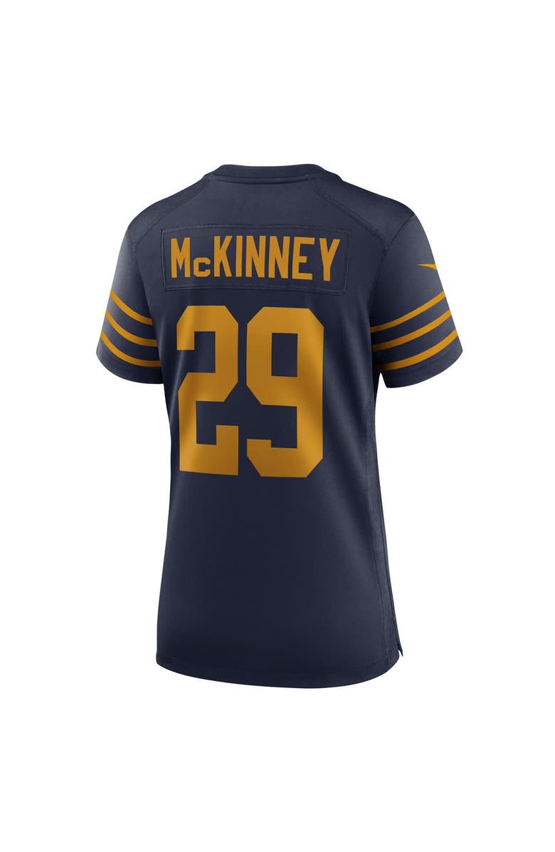 Nike Women's Nike Xavier McKinney Navy Green Bay Packers The 1923 Classic Game Jersey, Alternate, color, Navy