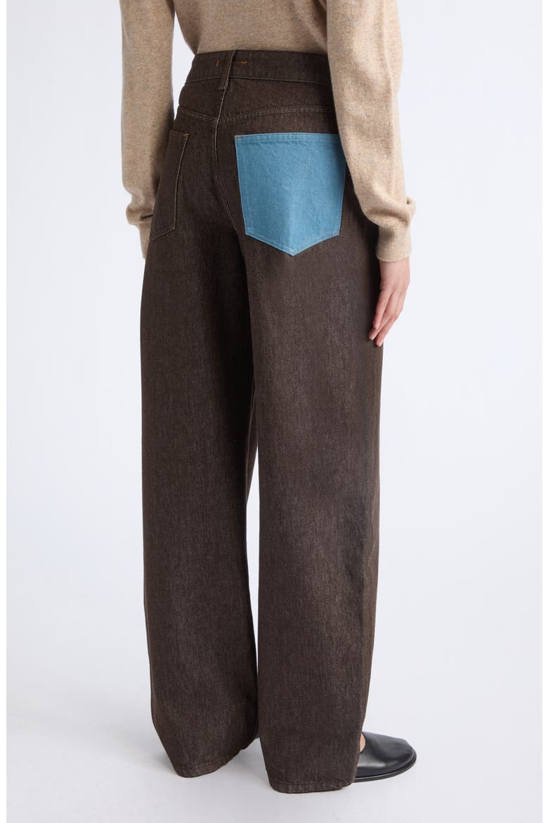 Rider High Waist Wide Leg Jeans, Alternate, color, SORREL/ COVE WASH