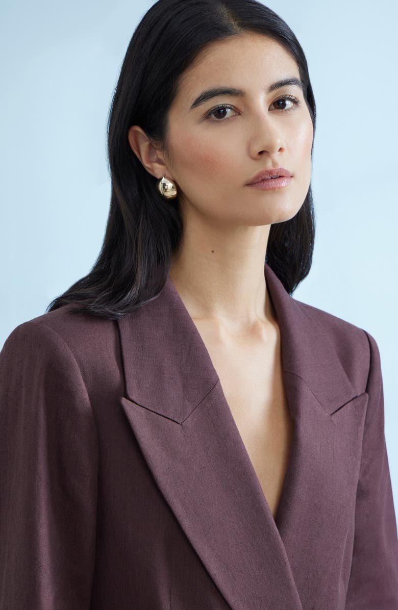 Nordstrom Organic Orb Clip-On Earrings, Alternate, color, Gold