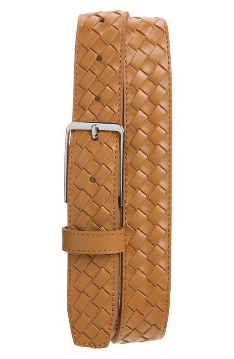 Enzo Woven Leather Belt