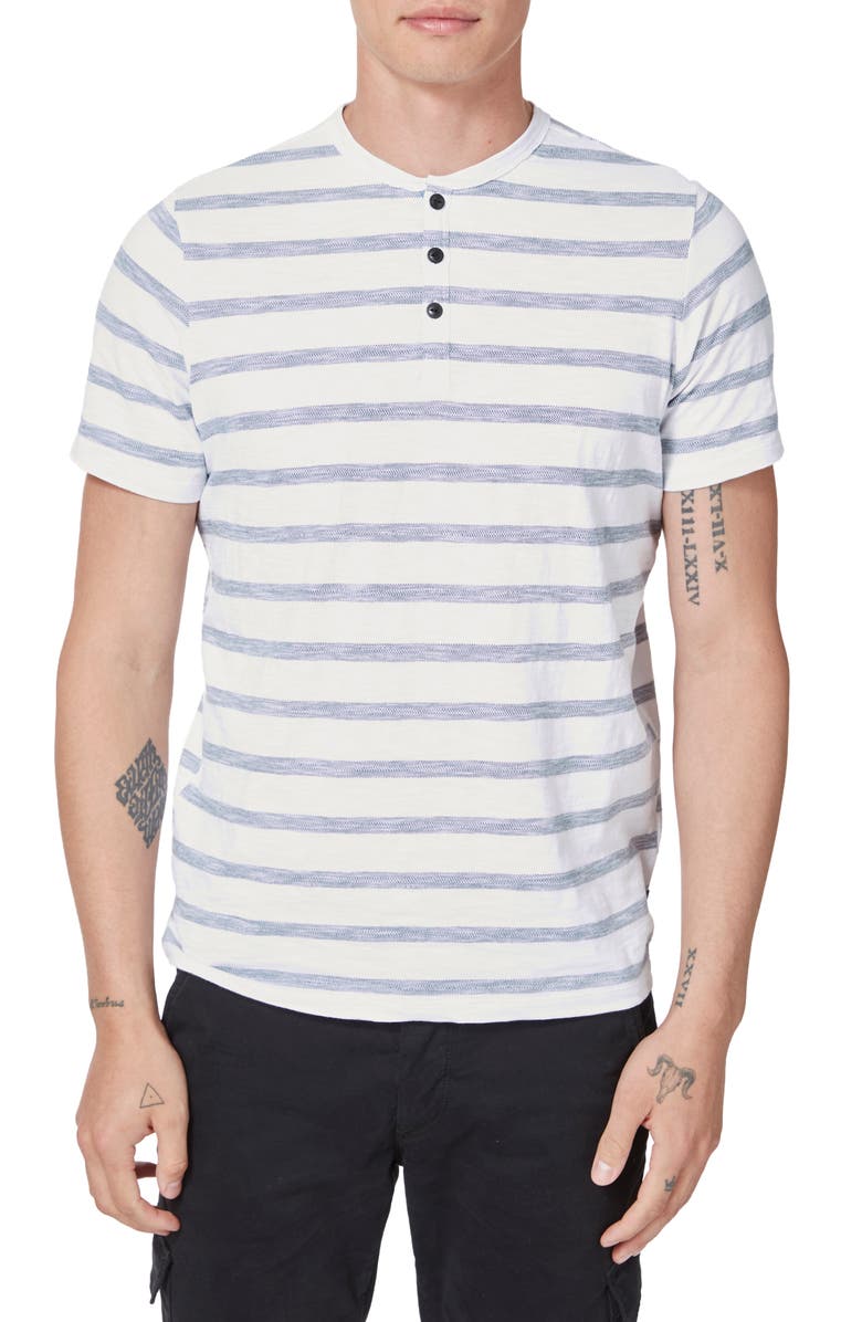 Good Man Brand Razor Slim Fit Stripe Henley, Main, color,