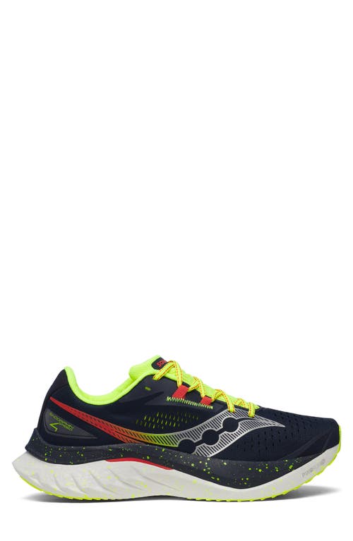 Saucony Endorphin Speed 4 Running Shoe In Navy/pepper