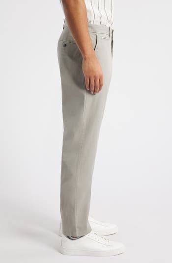 Slim Straight Stretch Cotton Twill Chinos