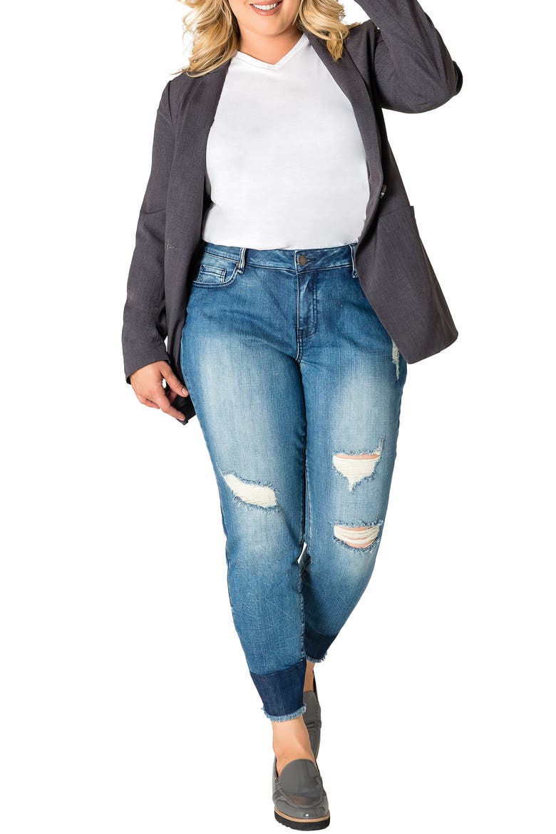 Boyfriend Blazer, Alternate, color, CHARCOAL