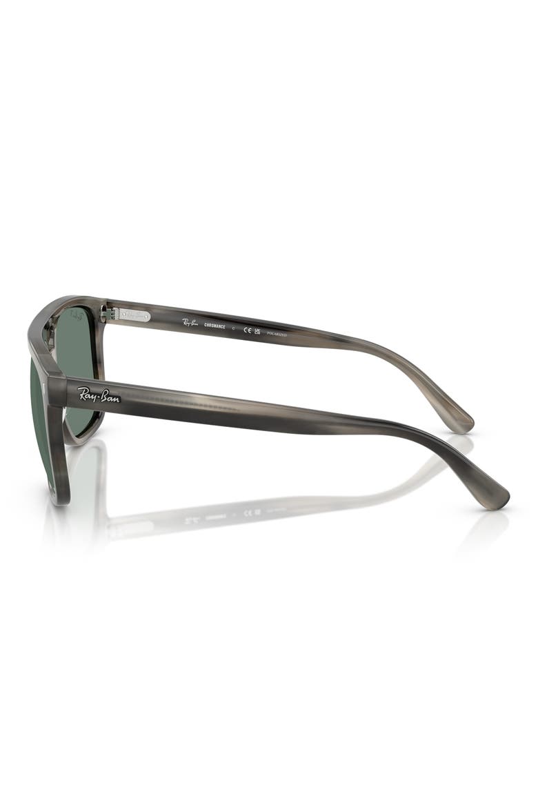 58mm Polarized Square Sunglasses, Alternate, color, HAVANA GRADIENT