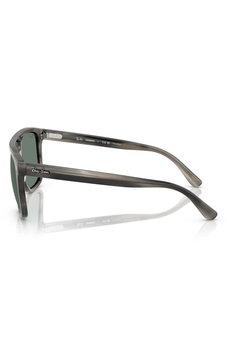 Ray-Ban 58mm Polarized Square Sunglasses, Alternate, color, Havana Gradient