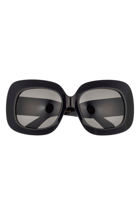 50mm Polarized Square Sunglasses