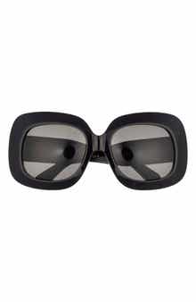 Valentino 50mm Polarized Square Sunglasses