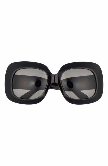 Valentino 50mm Polarized Square Sunglasses