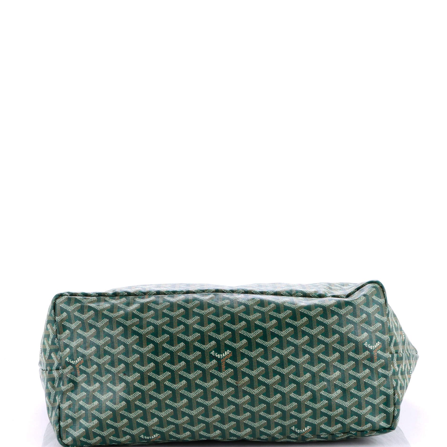 Pre-Owned Goyard Saint Louis Tote Claire Voie Coated Canvas GM, Alternate, color, Green
