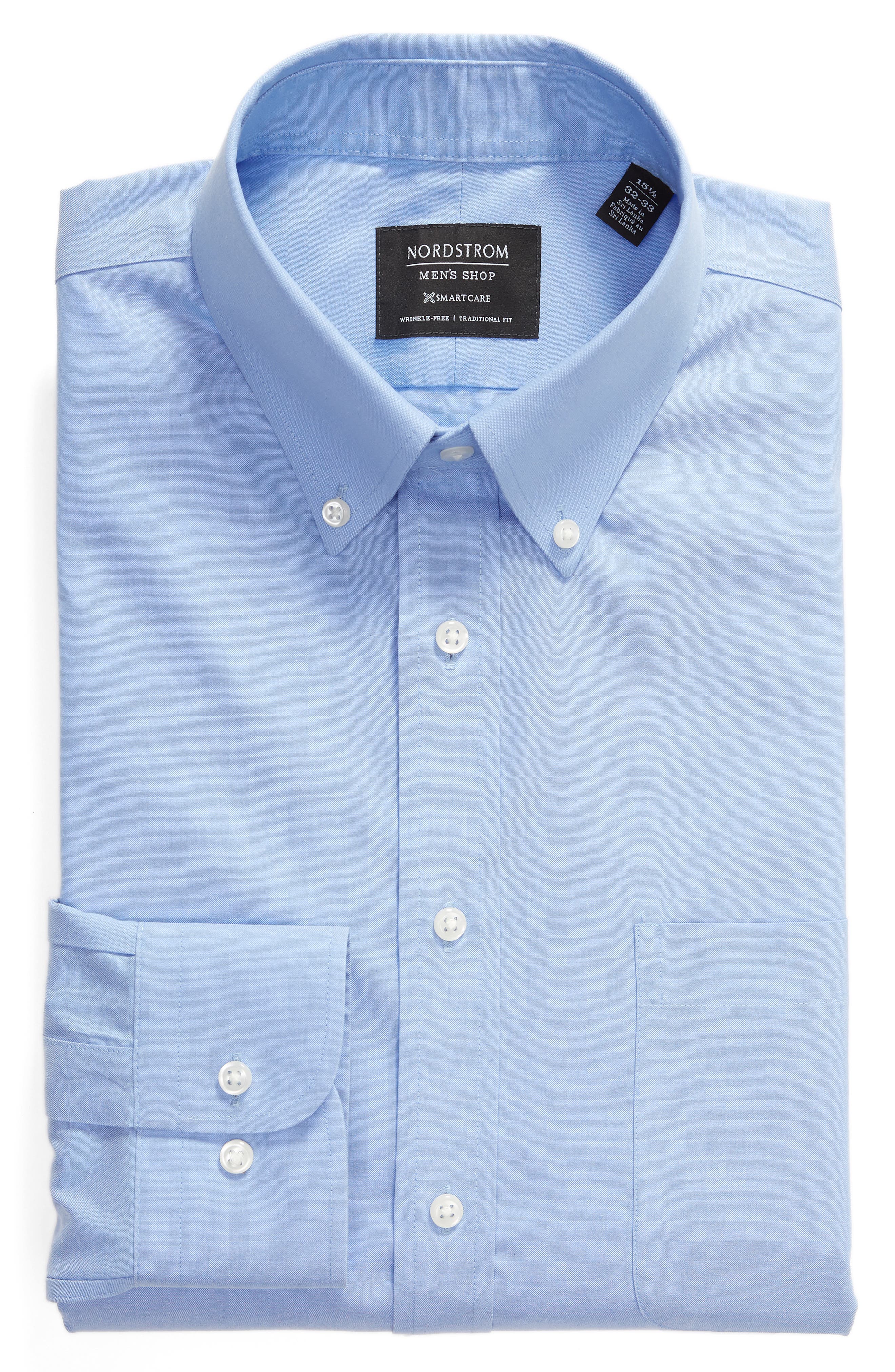 nordstrom smartcare dress shirt Smartcare Trim Fit Solid Dress Shirt (Men)