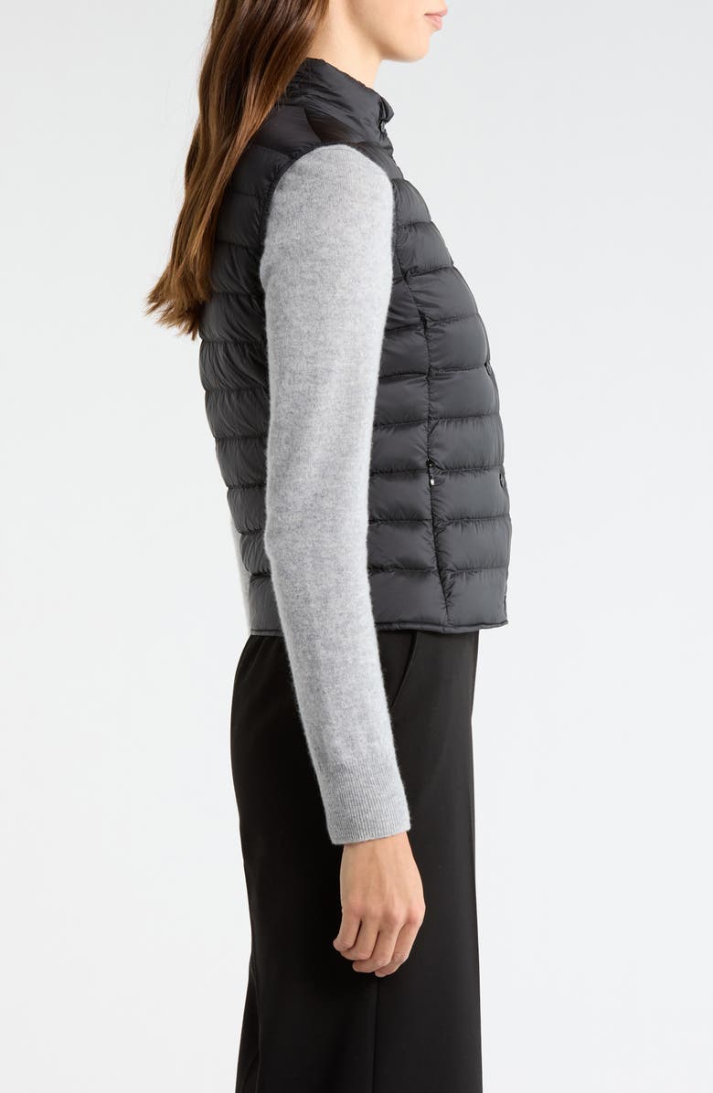 Moncler Liane Down Puffer Vest, Alternate, color, Black
