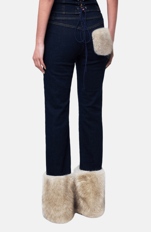 Ow Collection Desi Jeans In Blue