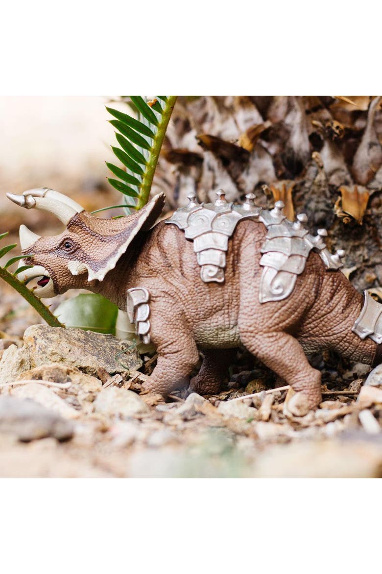 Armored Triceratops Kids Toy Figure, Alternate, color, None