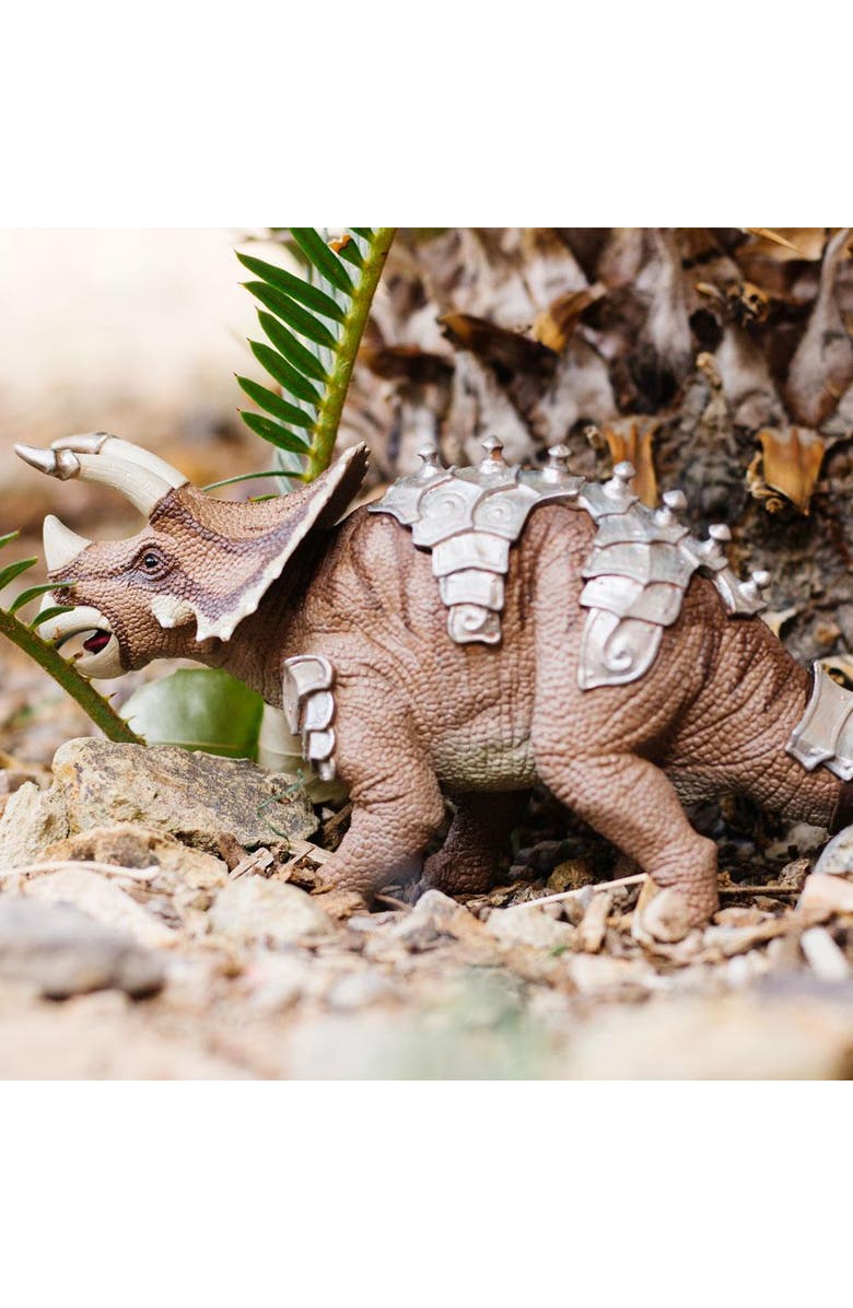 Safari Ltd. Armored Triceratops Kids Toy Figure, Alternate, color, NO COLOR