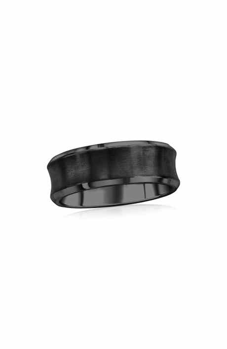 Metallo Men's Dual Finish Ring