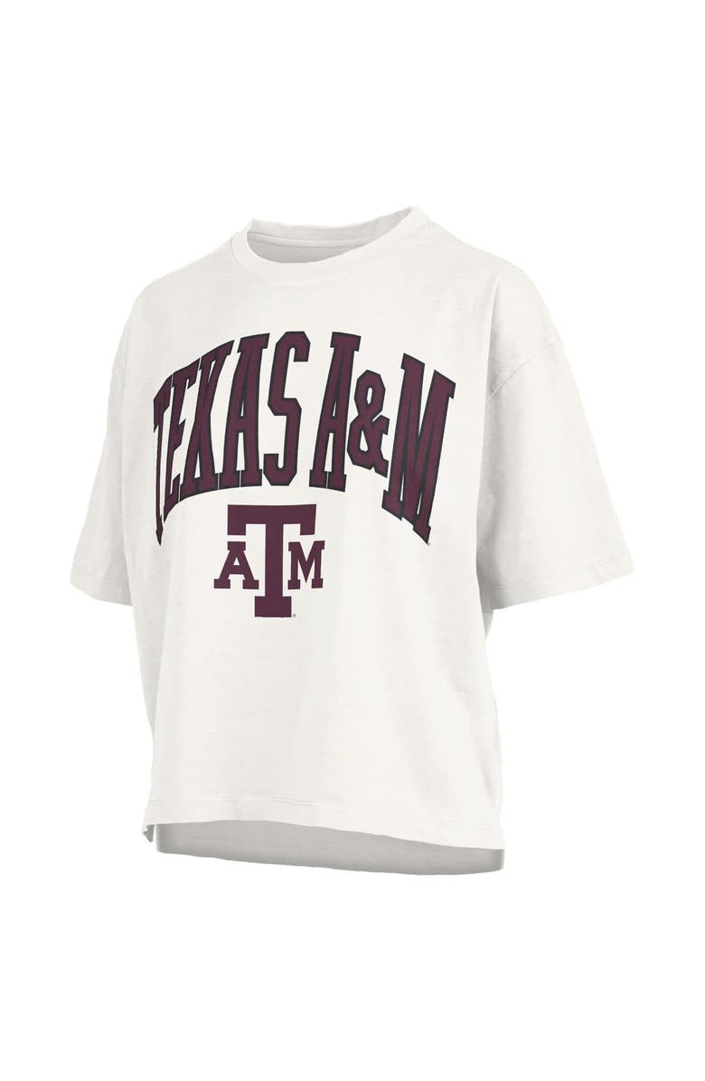 PRESSBOX Women's Pressbox  White Texas A&M Aggies Nelson T-Shirt, Alternate, color, White