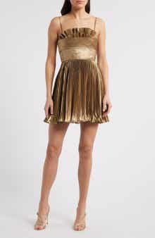 Acler Holcot Pleated Cocktail Minidress