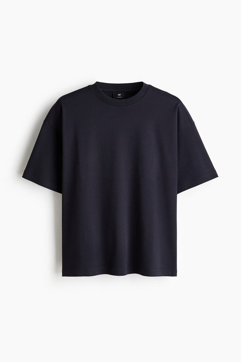 Oversized Fit Interlock T-shirt, Alternate, color, Dark blue